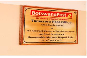 Tumasera Post Office Opening 