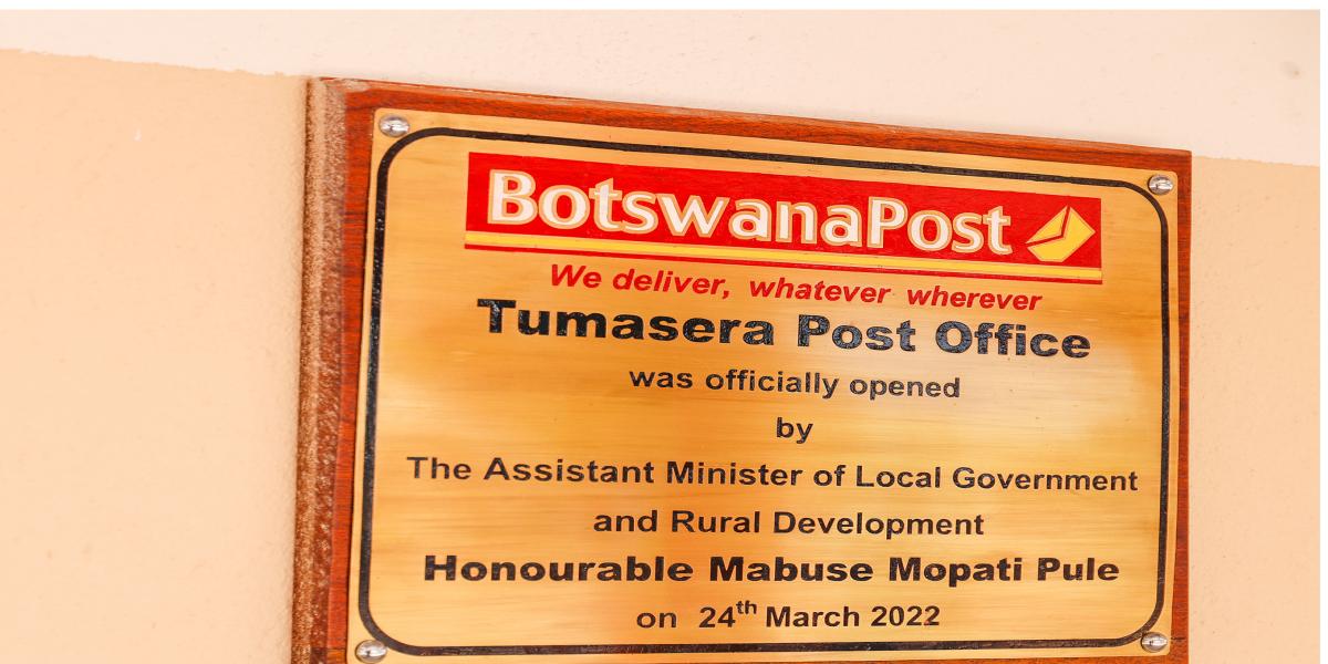 Tumasera Post Office Opening